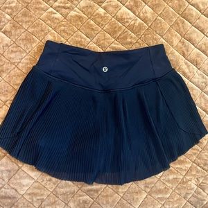 Mesh Pleats Mid-Rise Mini Tennis Skirt